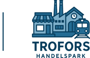 Logo Trofors Handelspark med strek
