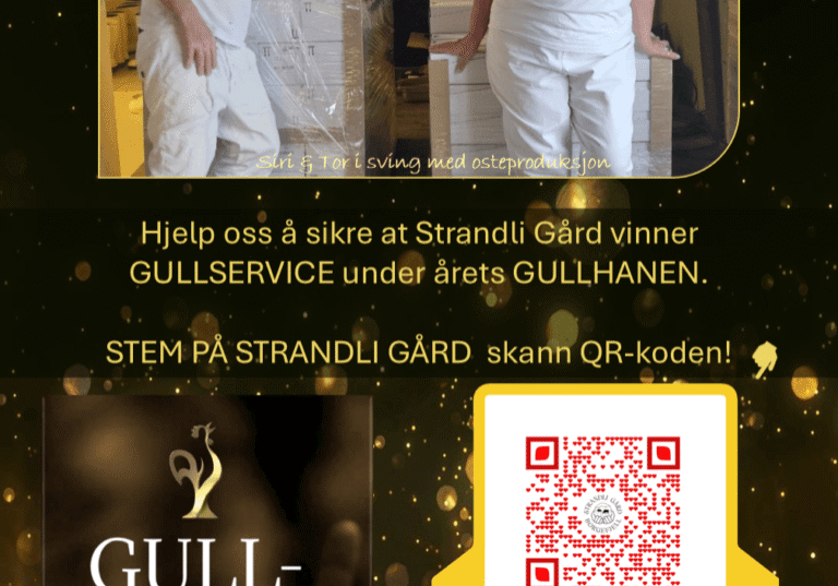 Stem på Strandli Gård_Gullservice Gullhanen 2026